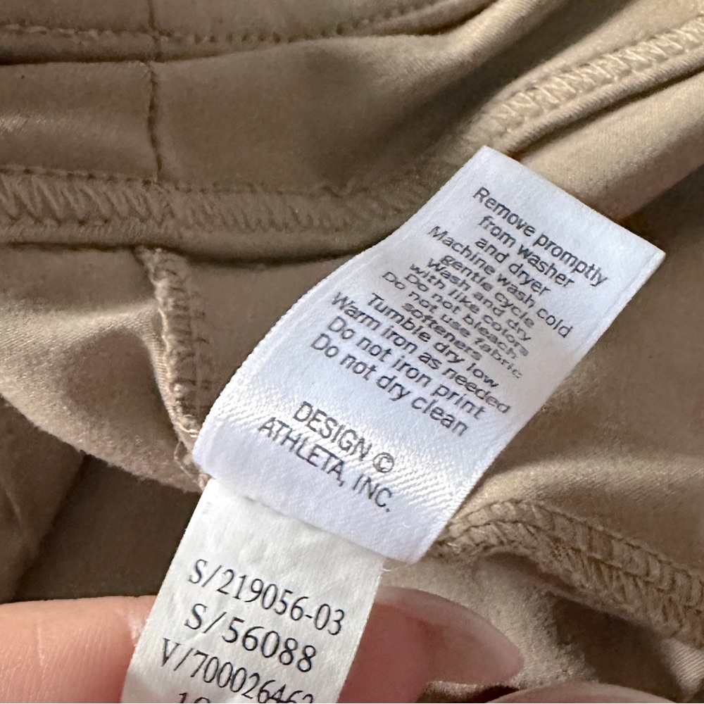 ATHLETA WHEREVER SKORT SKIRT TAN KHAKINA 6 - Picture 6 of 13